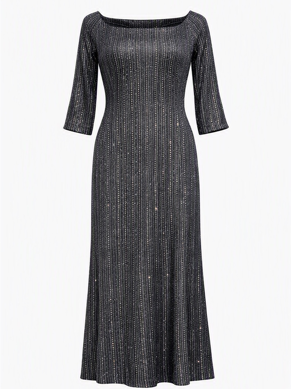 NWT St. John Evening Metallic Santana Knit Dress – Size 4